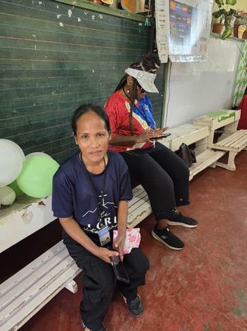 A photograph from an ARMS outreach.