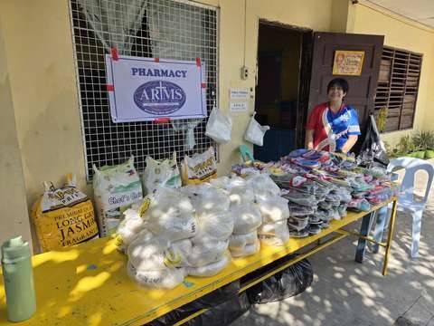 A photograph from an ARMS outreach.