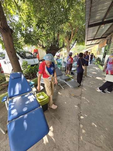 A photograph from an ARMS outreach.