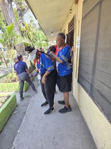 A photograph from an ARMS outreach.