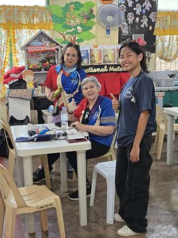 A photograph from an ARMS outreach.