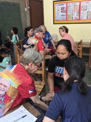A photograph from an ARMS outreach.