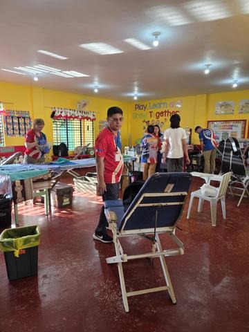 A photograph from an ARMS outreach.