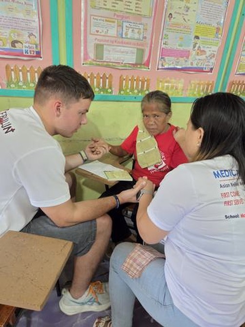 A photograph from an ARMS outreach.
