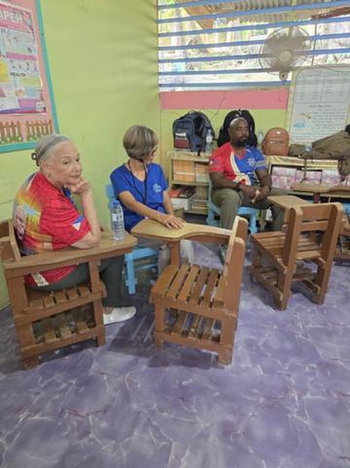 A photograph from an ARMS outreach.