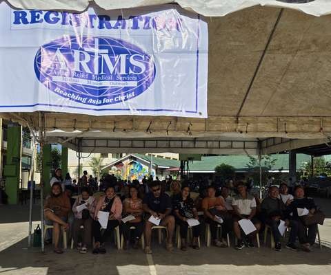 A photograph from an ARMS outreach.