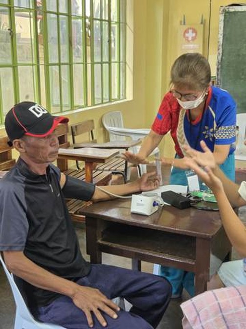 A photograph from an ARMS outreach.