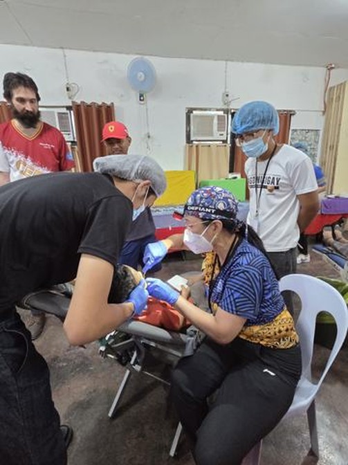 A photograph from an ARMS outreach.