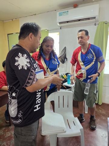 A photograph from an ARMS outreach.