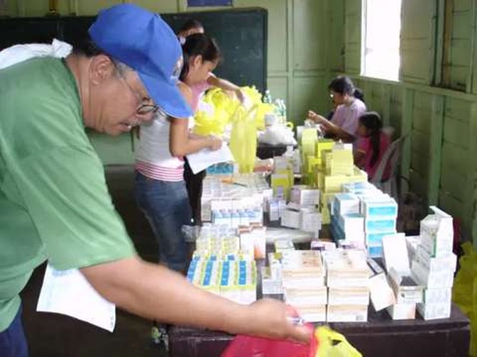 A photograph from an ARMS outreach.