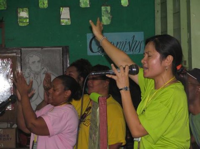 A photograph from an ARMS outreach.
